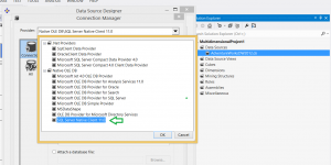 Visual Studio - SSAS Solution - Connection Manager - Data Source Providers